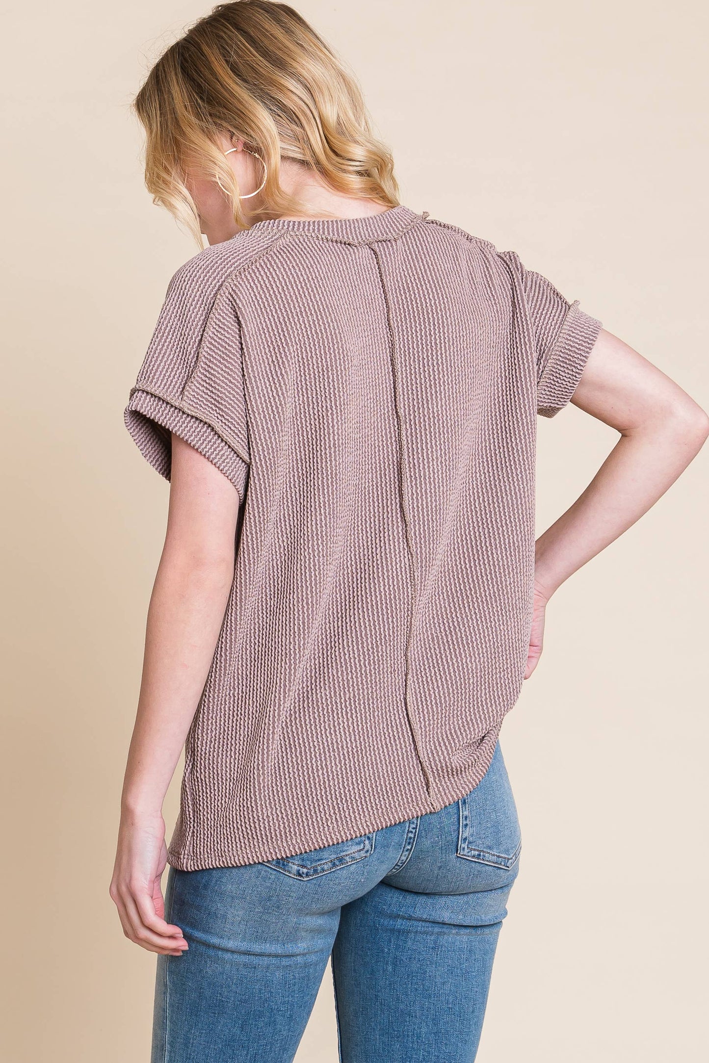 RIB KNIT TOP