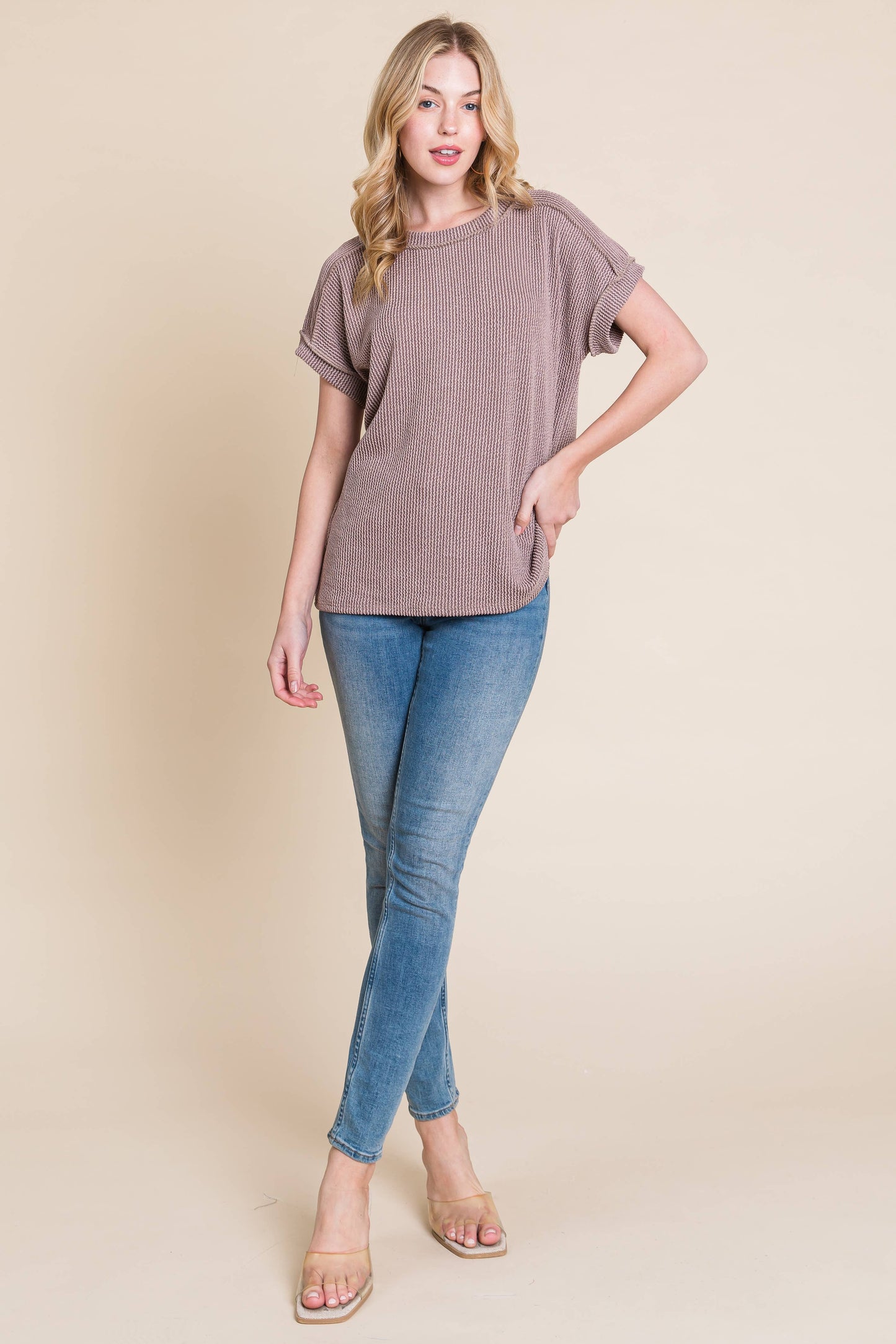 RIB KNIT TOP