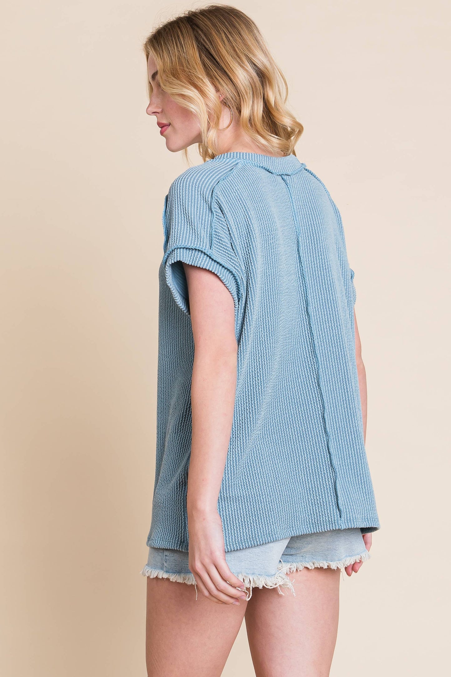 RIB KNIT TOP