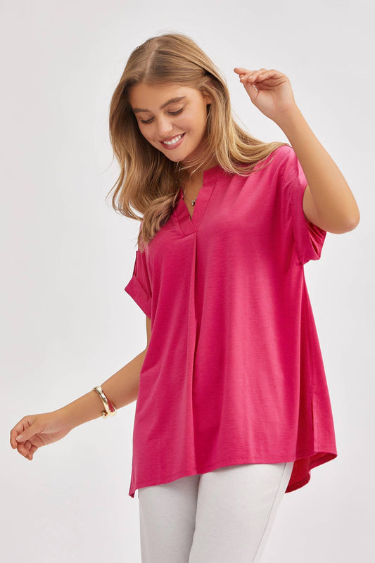 Dear Scarlett: Solid Soft Dolman Sleeve Top